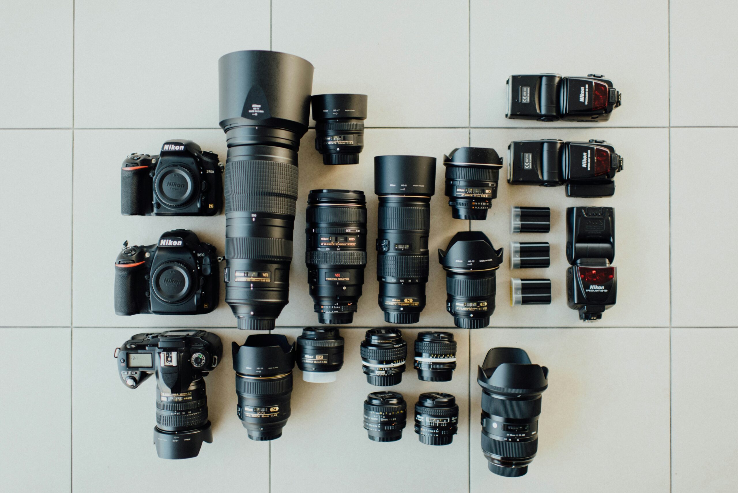 Side-by-side comparison of cluttered backpack vs organized case setup