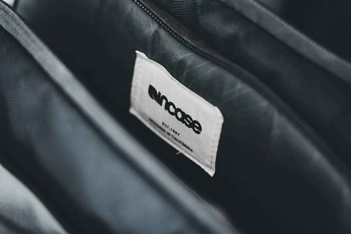 Close-up of padded interior in a high-quality tripod carrying case