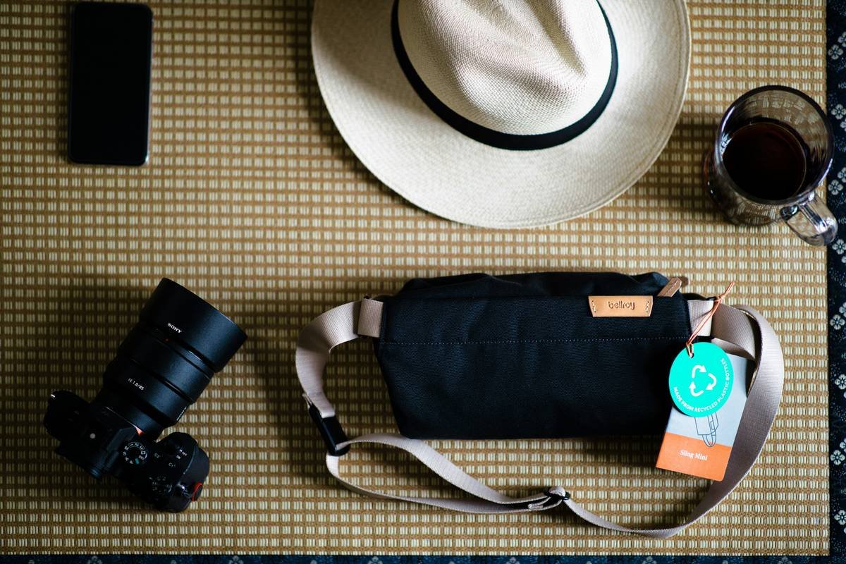 Image showcasing a well-organized travel kit laid out neatly